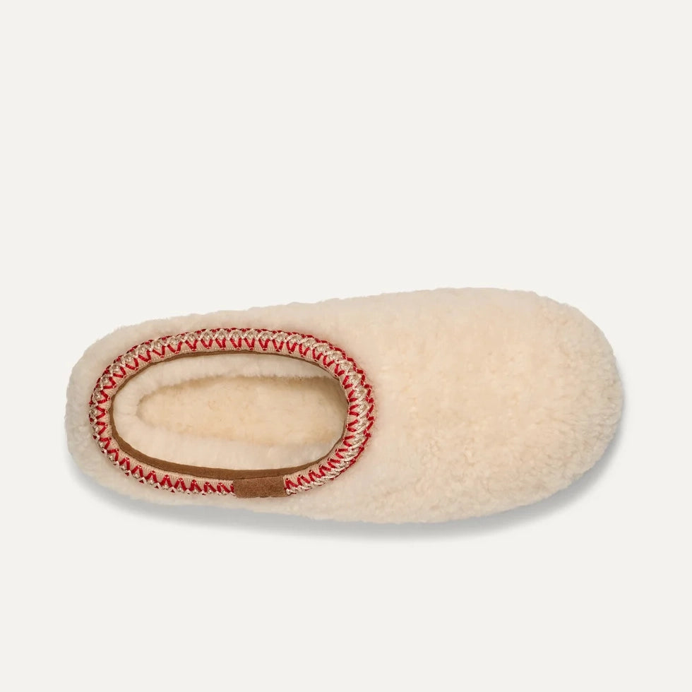 UGG Tasman MAXI Curly Natural: beige klompen voor dames