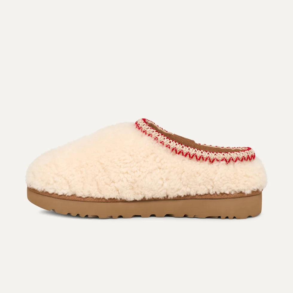 UGG Tasman MAXI Curly Natural: beige klompen voor dames