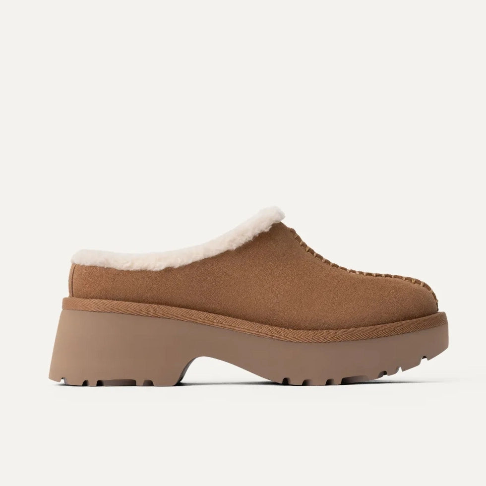 UGG NEW Heights COZY CLOG Chestnut: ブラウン クロッグ レディース