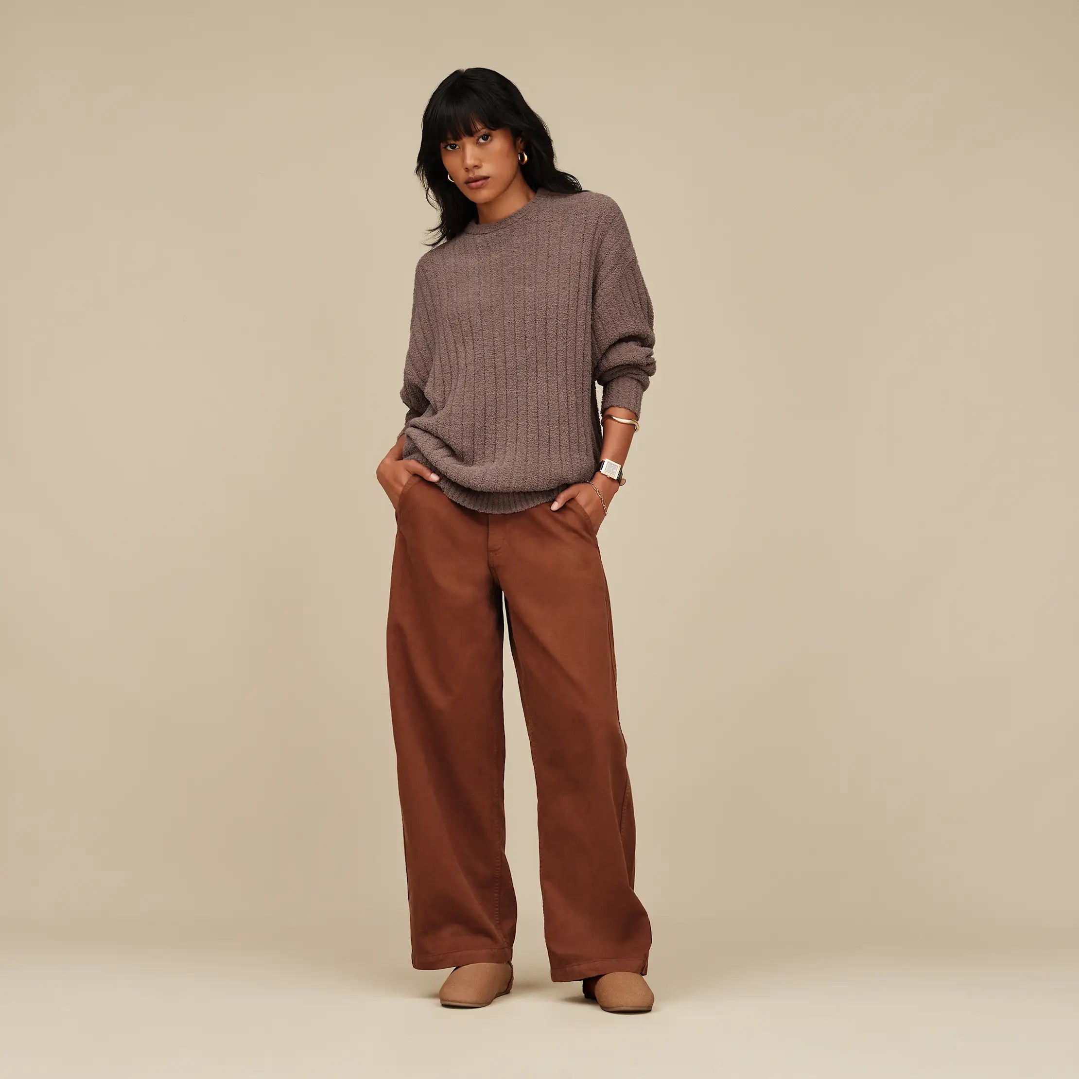 UGG W ELEA Slip-on Chestnut: коричневый сапоги для женщин