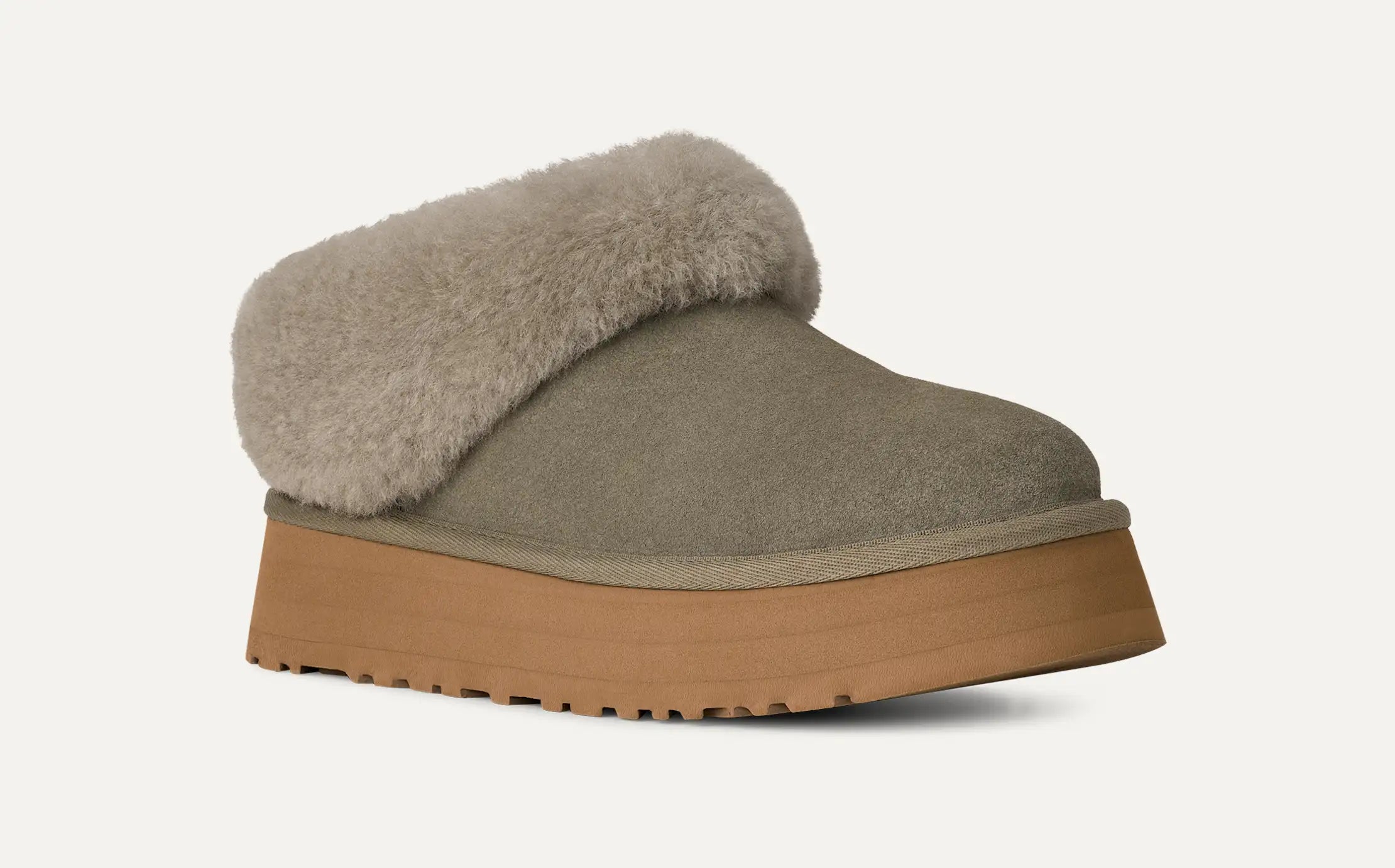 UGG W Tazzelle MOSS Green: vert sabots pour femme