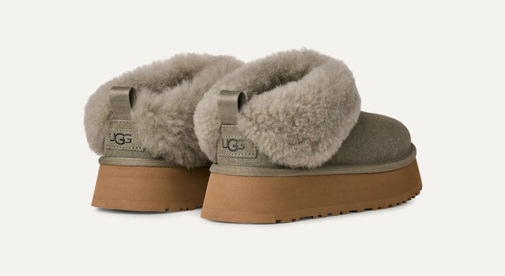 UGG W Tazzelle MOSS Green: vert sabots pour femme