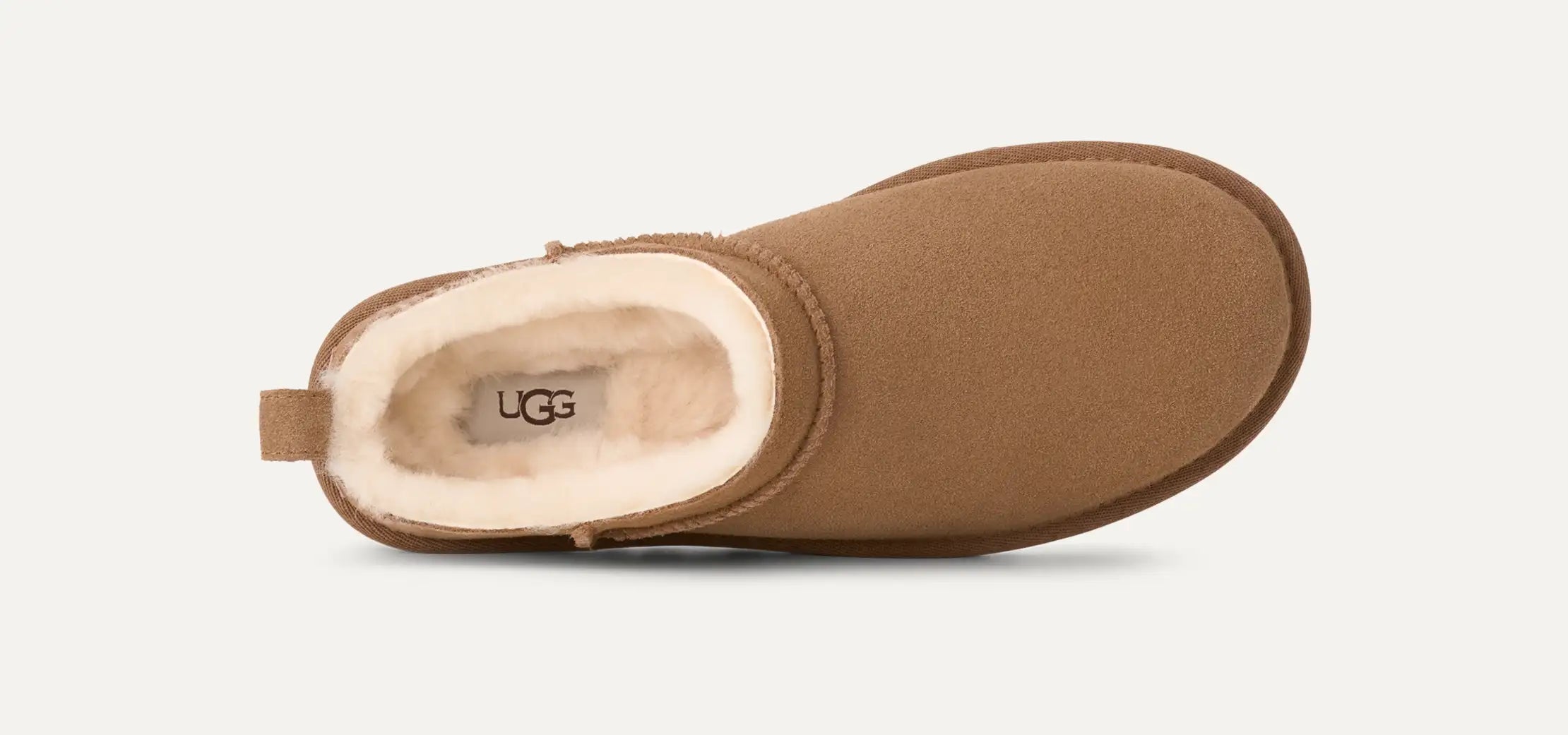 UGG W Classic Micro Chestnut: коричневый сапоги для женщин