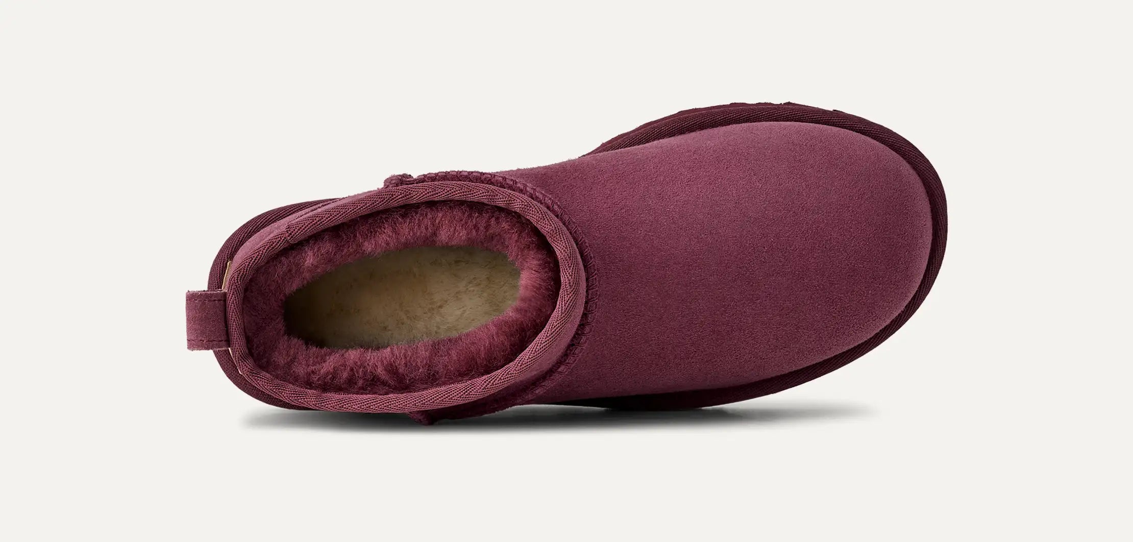UGG Classic Ultra MINI Burnt Magenta: red ankle boots for women