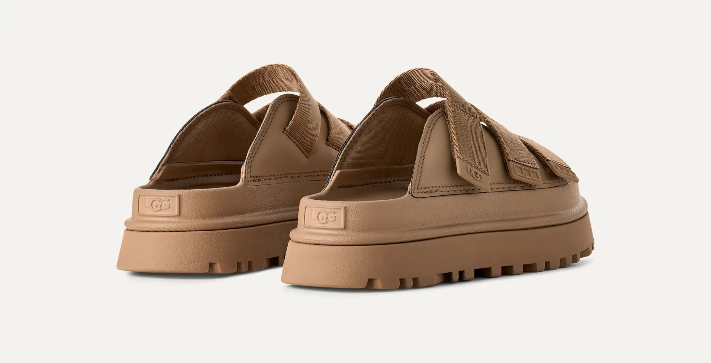 UGG W Goldenglow Slide: beige sandals for women
