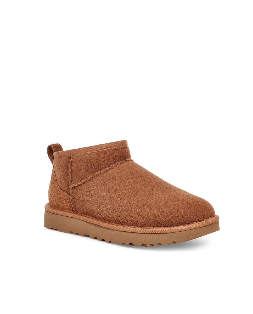 UGG W Classic Ultra MINI Chestnut: brown boots for women