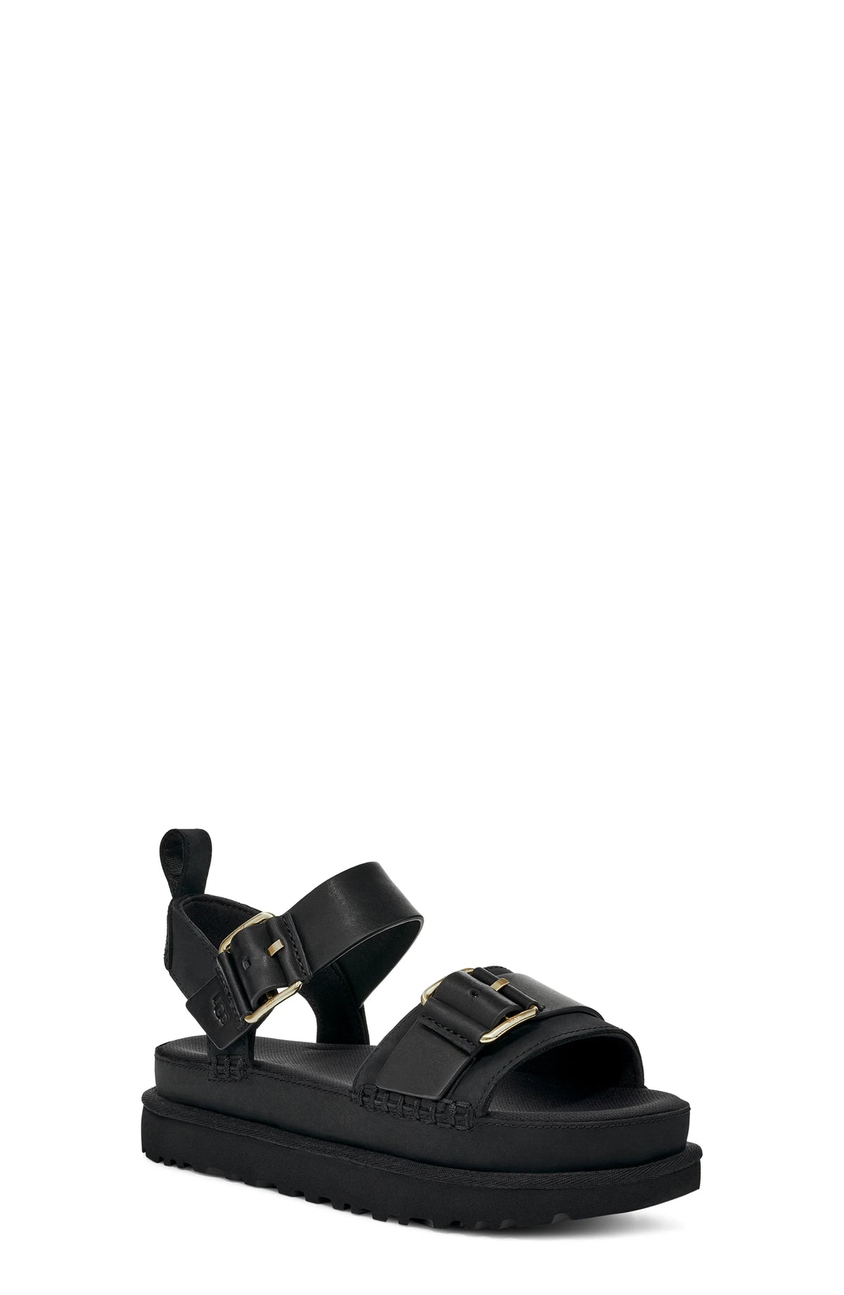UGG W Goldenstar Villa Black: negre sandàlies per a dona
