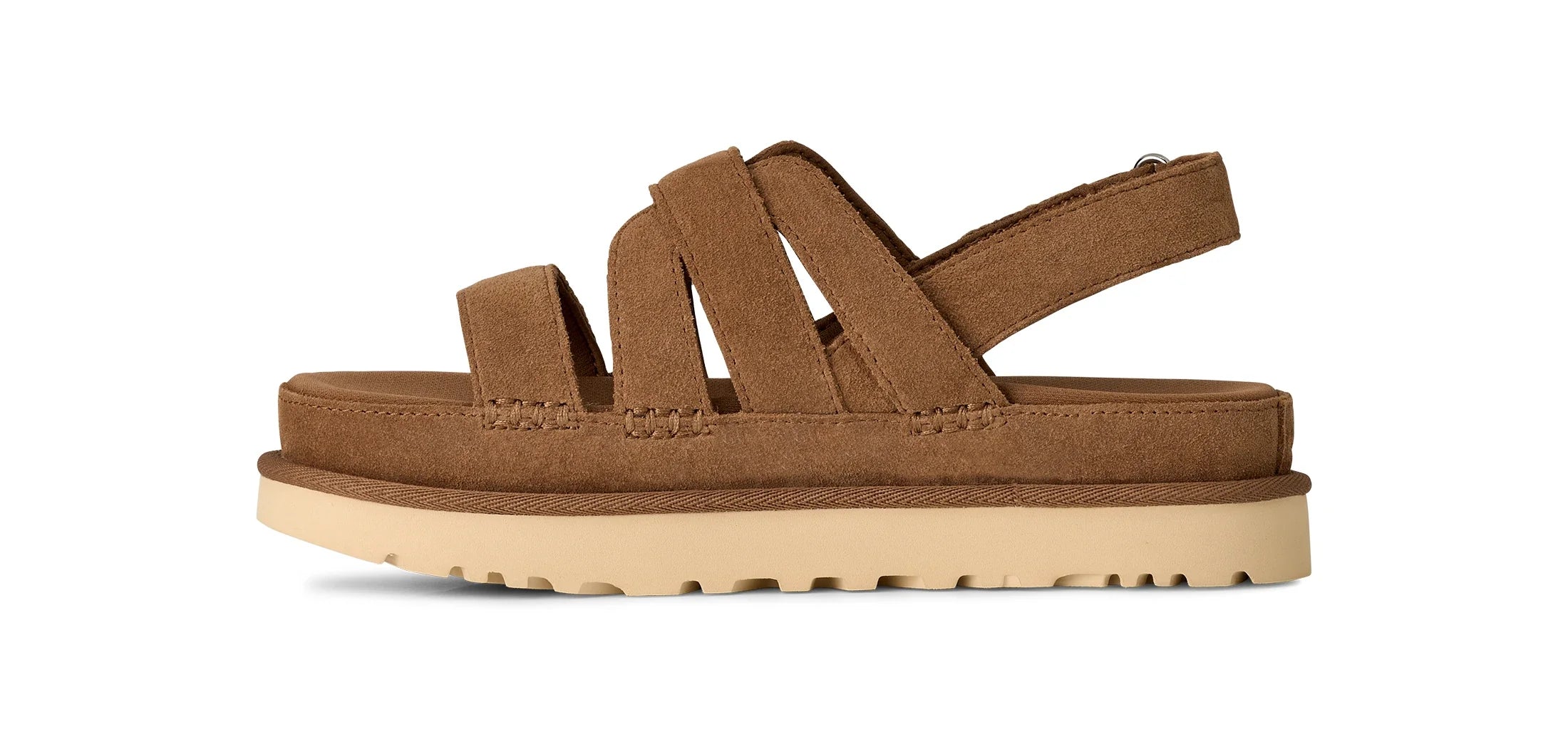 UGG W Goldenstar Gleam Chestnut: brown sandals for women