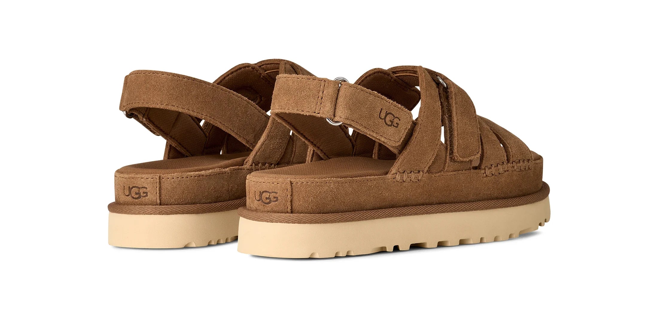 UGG W Goldenstar Gleam Chestnut: brown sandals for women