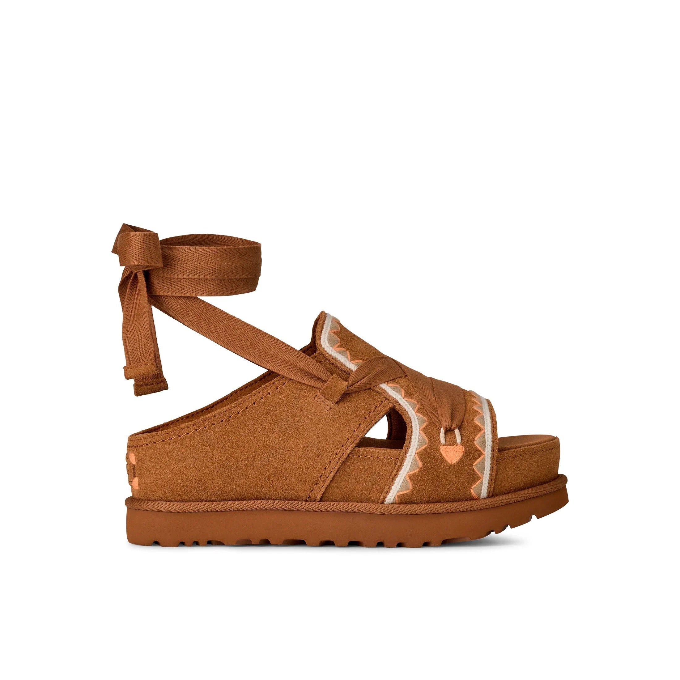 UGG W Goldenstar HI Artistitch Chestnut Multi: коричневый сандалии для женщин