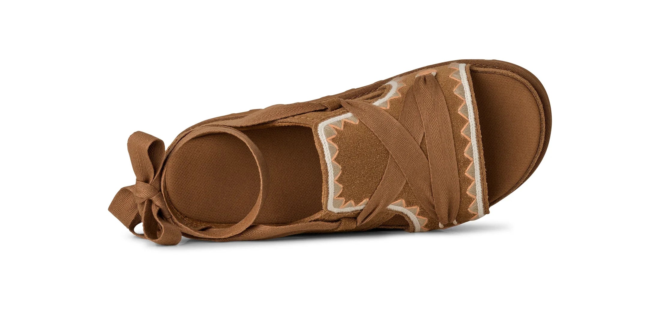 UGG W Goldenstar HI Artistitch Chestnut Multi: коричневий сандалі для жінок