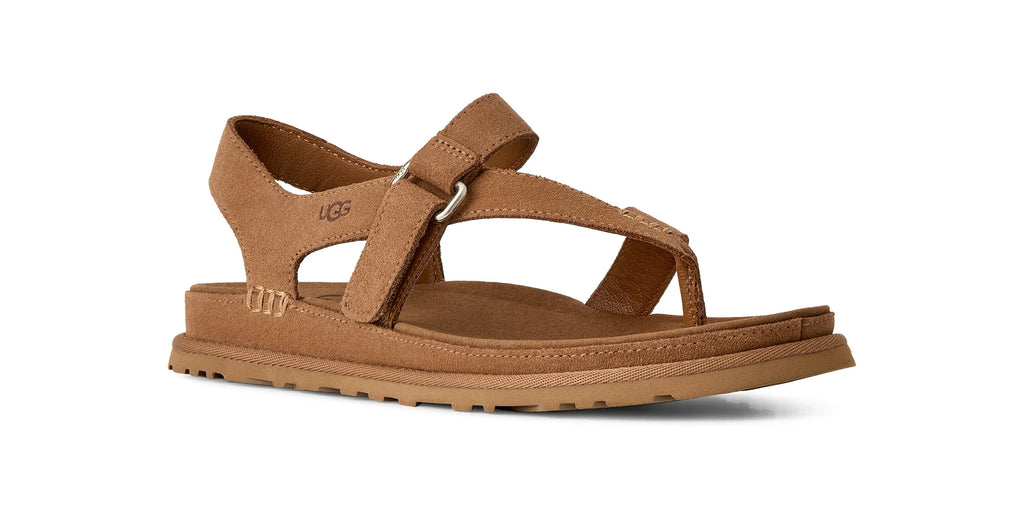 UGG W Goldengaze TOE POST Chestnut: بني صنادل للنساء