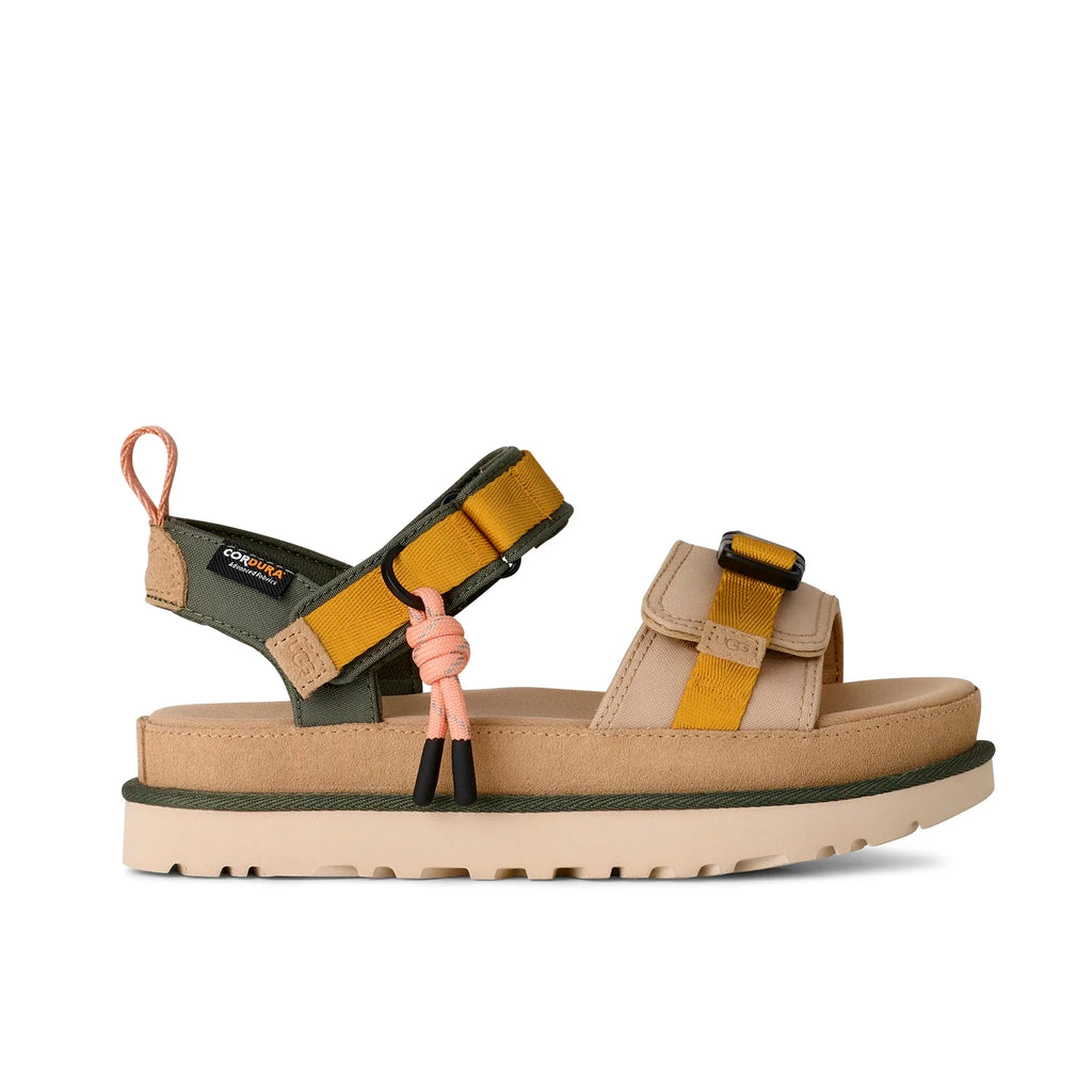 UGG W Goldenstar Wildwood SAND Castle: bruin sandalen voor dames