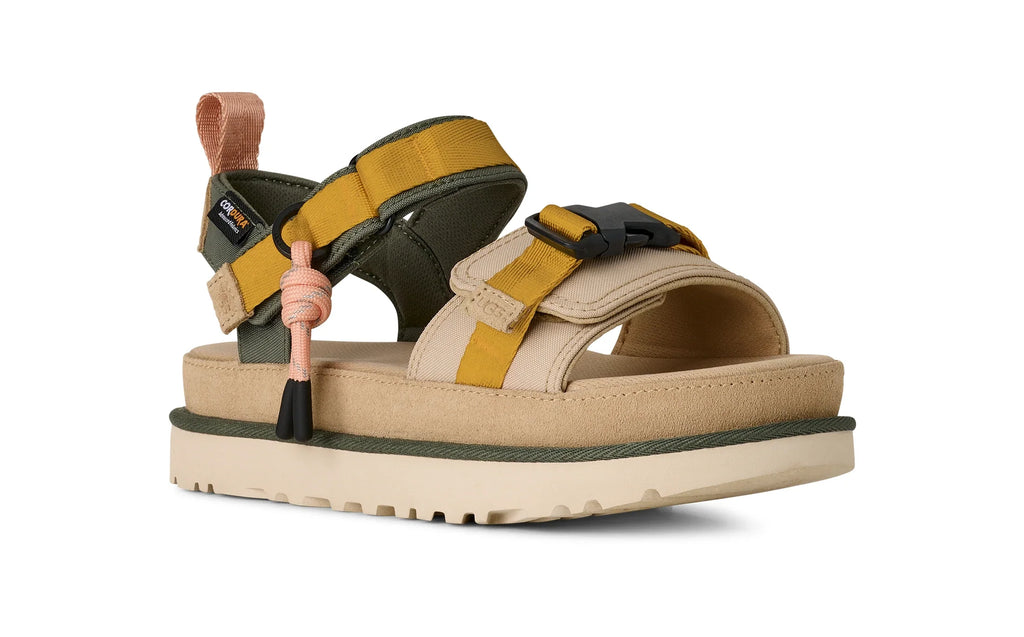 UGG W Goldenstar Wildwood SAND Castle: bruin sandalen voor dames
