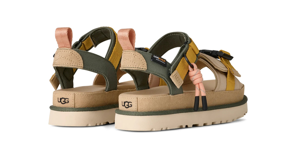 UGG W Goldenstar Wildwood SAND Castle: bruin sandalen voor dames
