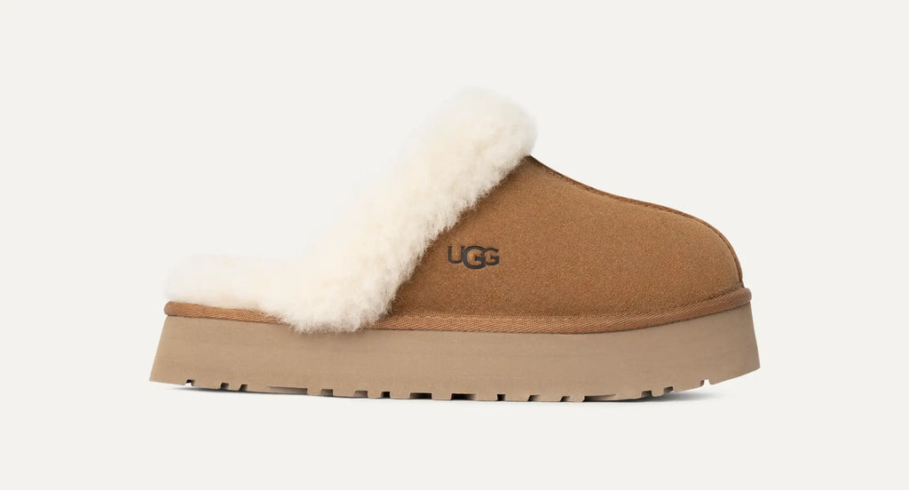 UGG W Disquette Chestnut: 棕色 木屐 女士