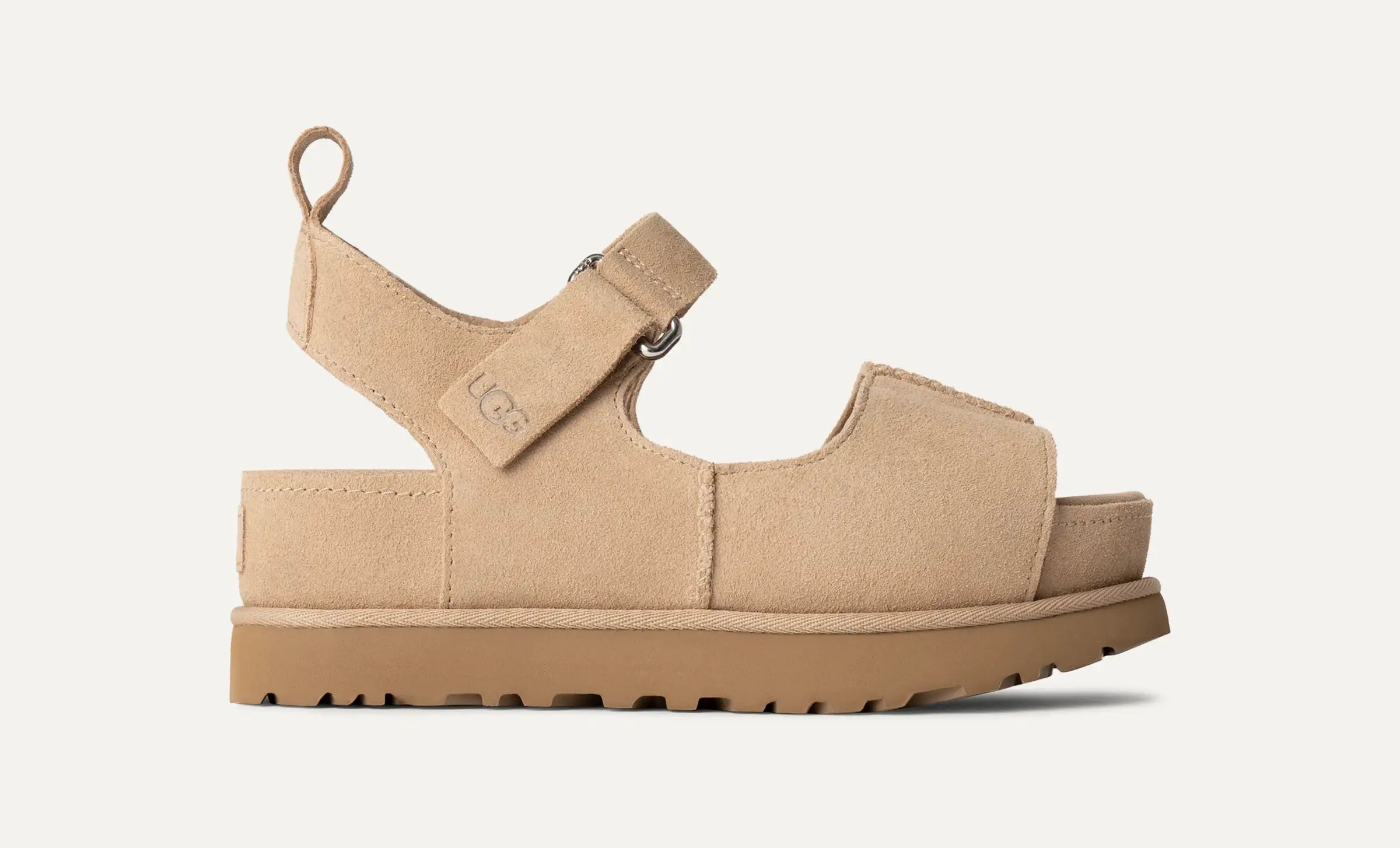 UGG W Goldenstar HI: beix sandàlies per a dona