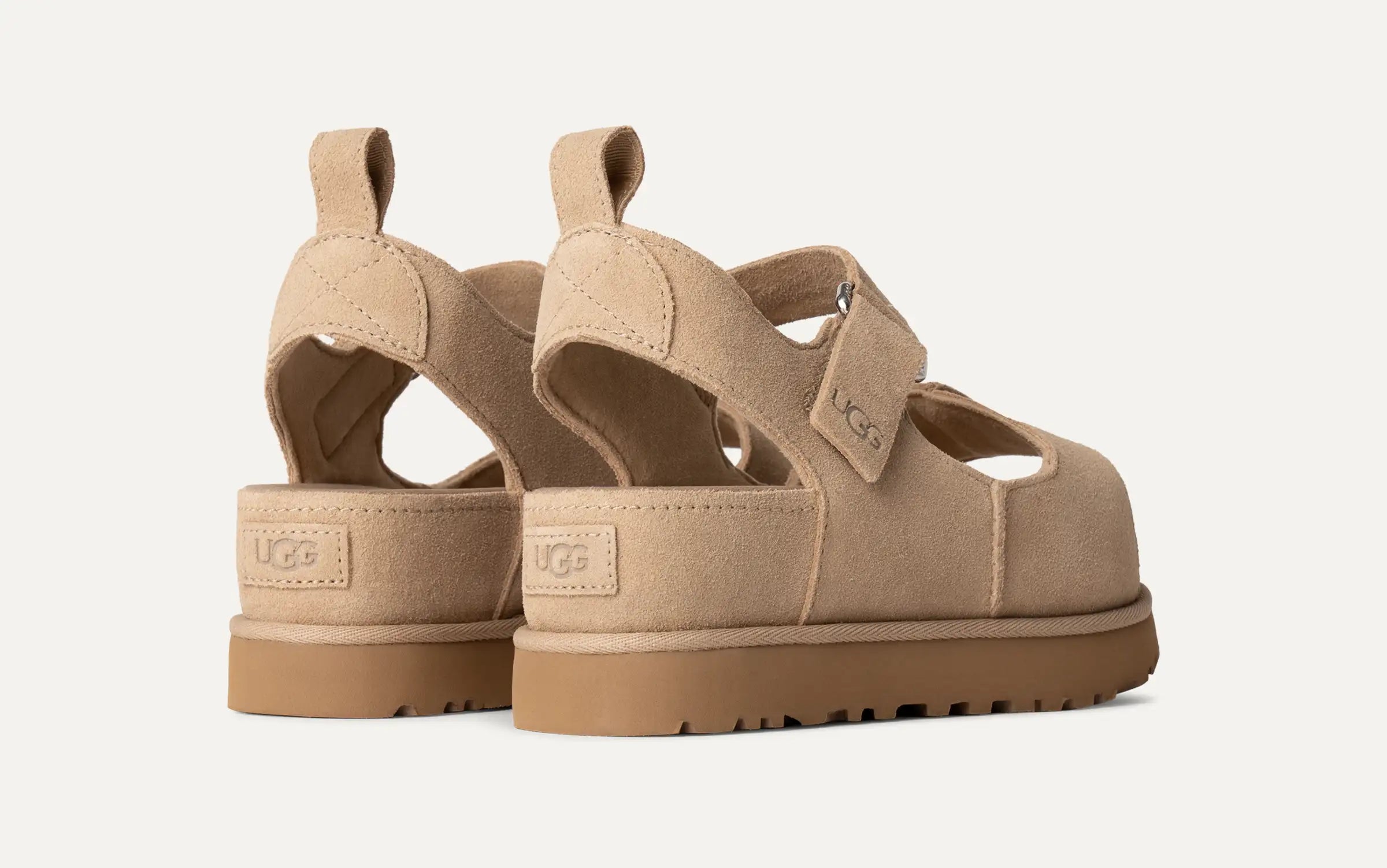 UGG W Goldenstar HI: beix sandàlies per a dona