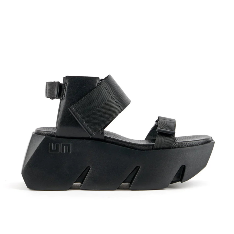 UNITED NUDE BULL RUN: black sandals for women