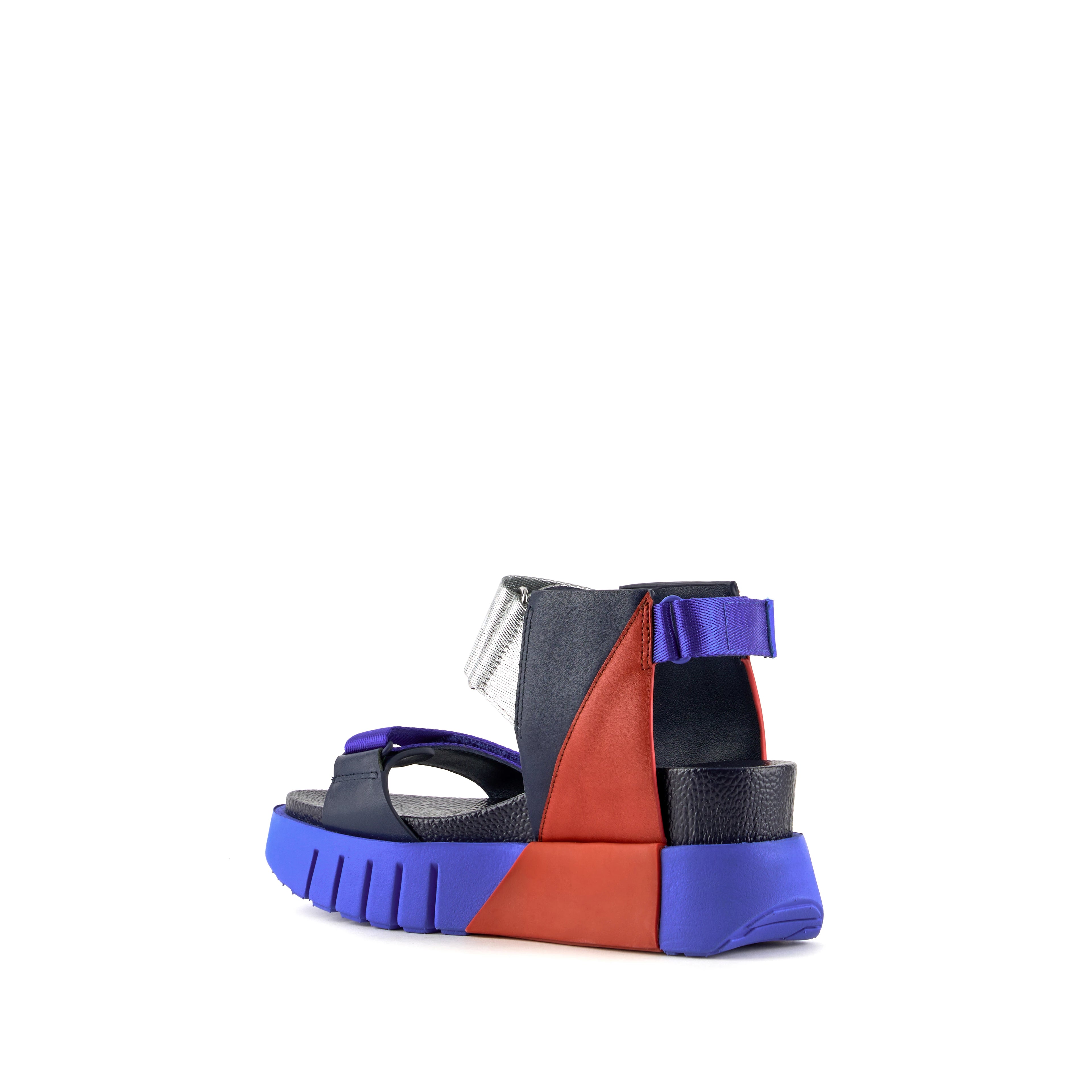 UNITED NUDE Delta RUN NILA: blau sandàlies per a dona