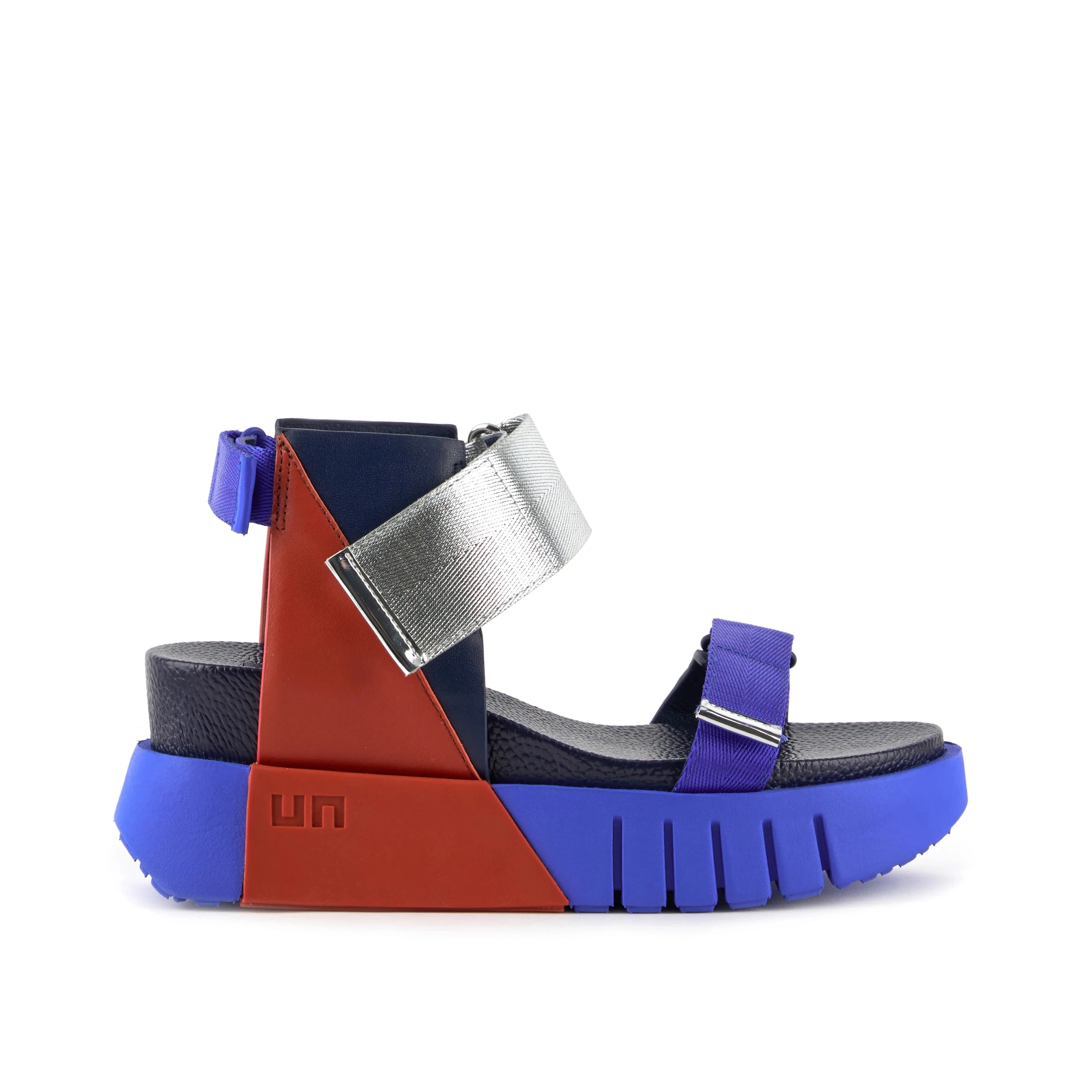 UNITED NUDE Delta RUN NILA: blau sandàlies per a dona