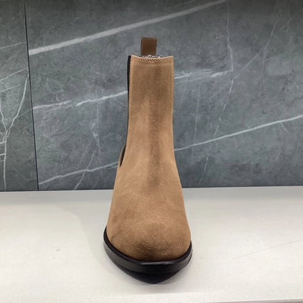 PEDRO MIRALLES Botines Velour Brandy: marron bottines pour femme