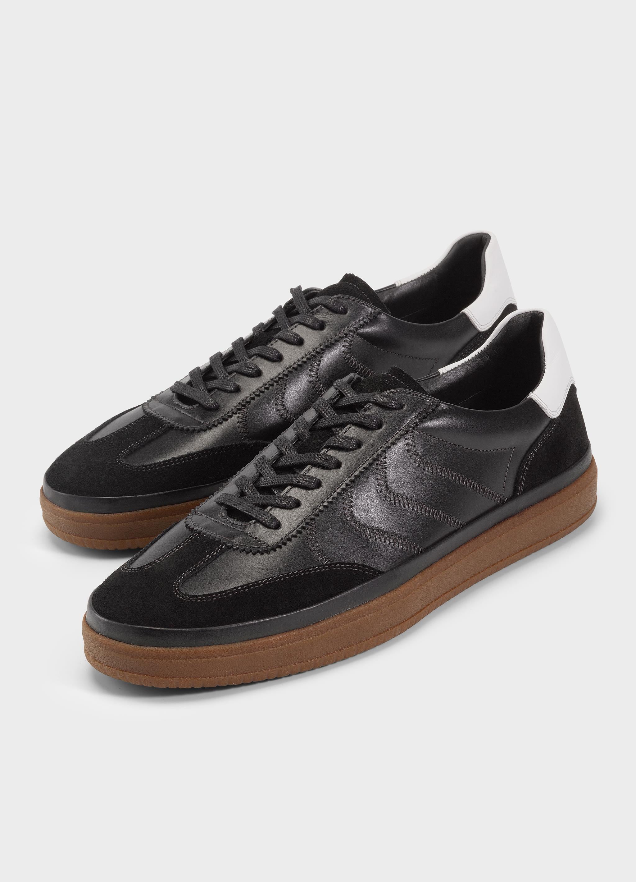 VAGABOND LEO: zwart sneakers voor heren