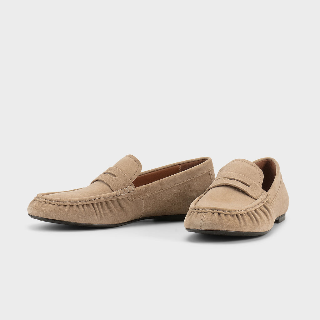 VAGABOND ALEYA-SS2A: brun loafers til kvinder