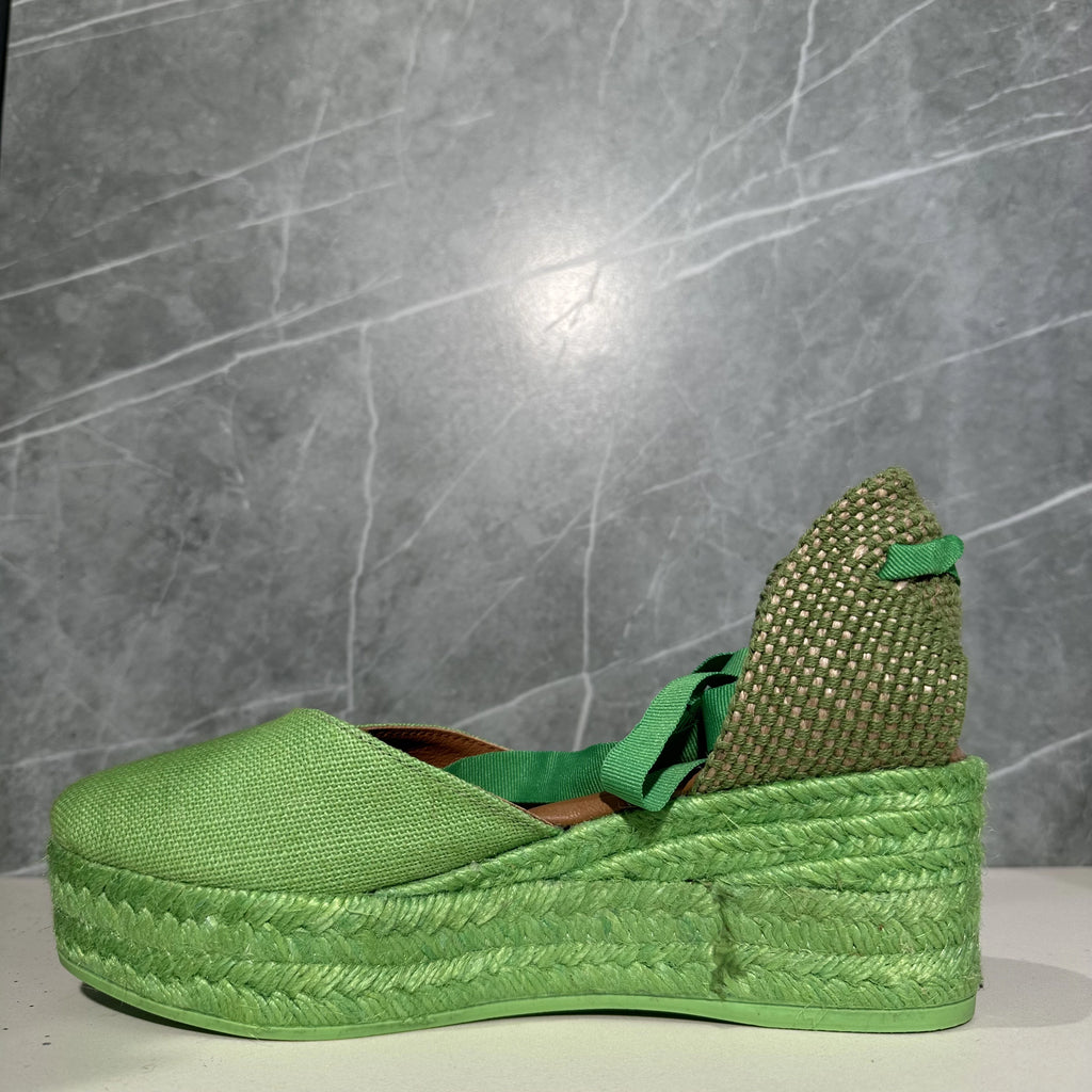 VIGUERA | ALPARGATAS | MUJER | LINO PISTACHO | VERDE