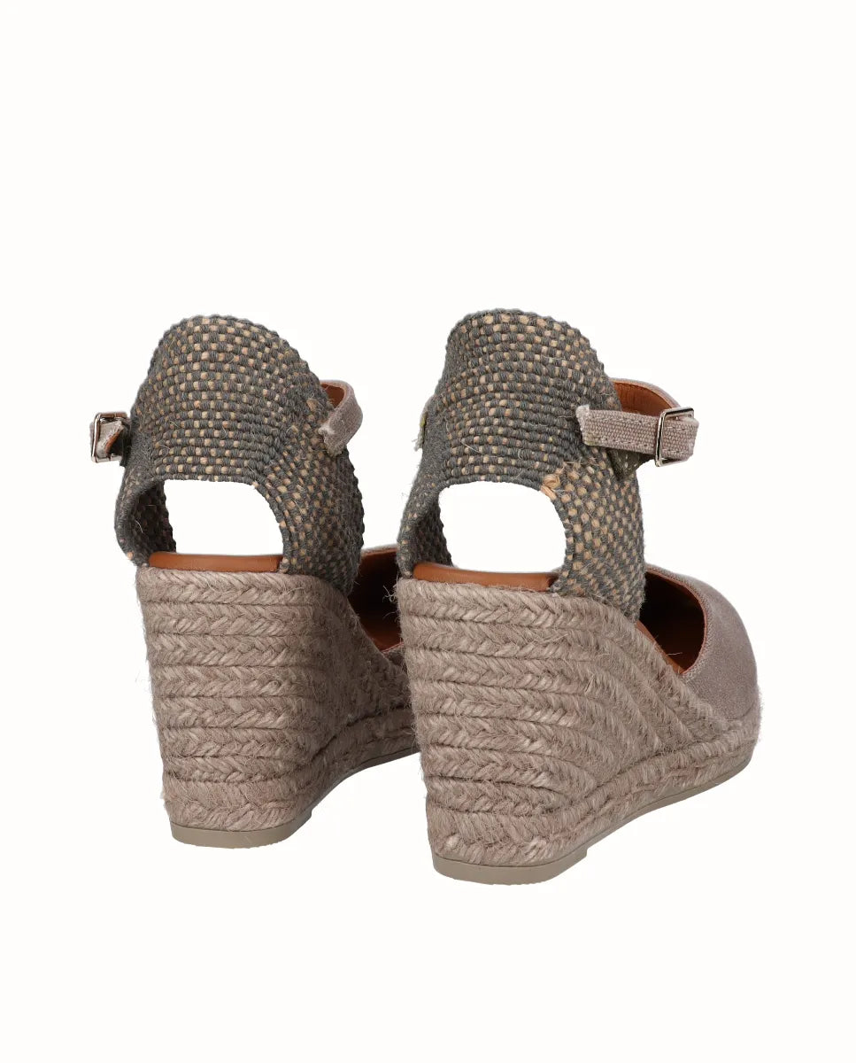 VIGUERA Alpargata Valenciana: brown espadrilles for women