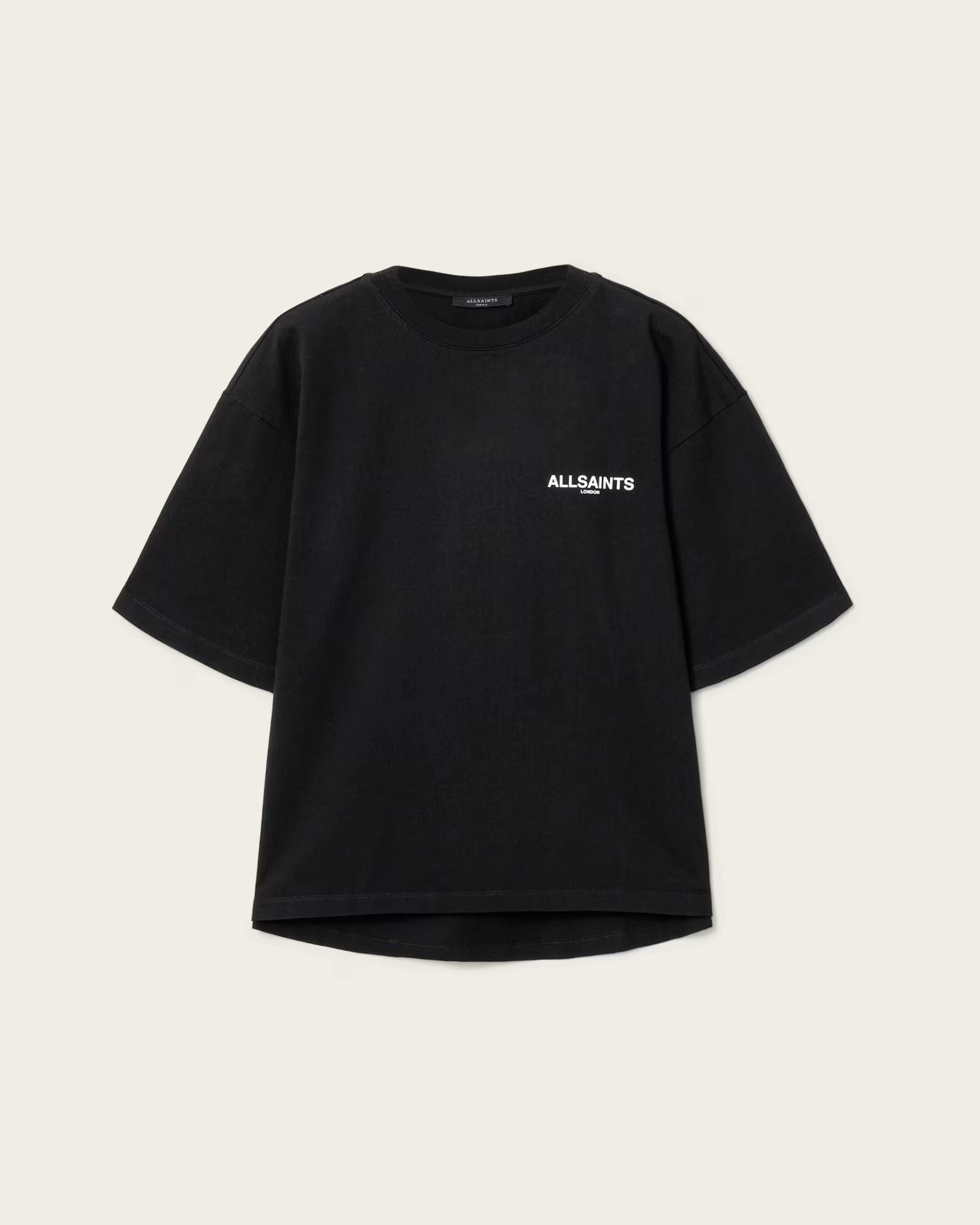 ALL SAINTS Halis Amelie TEE Black: black T-shirt for women