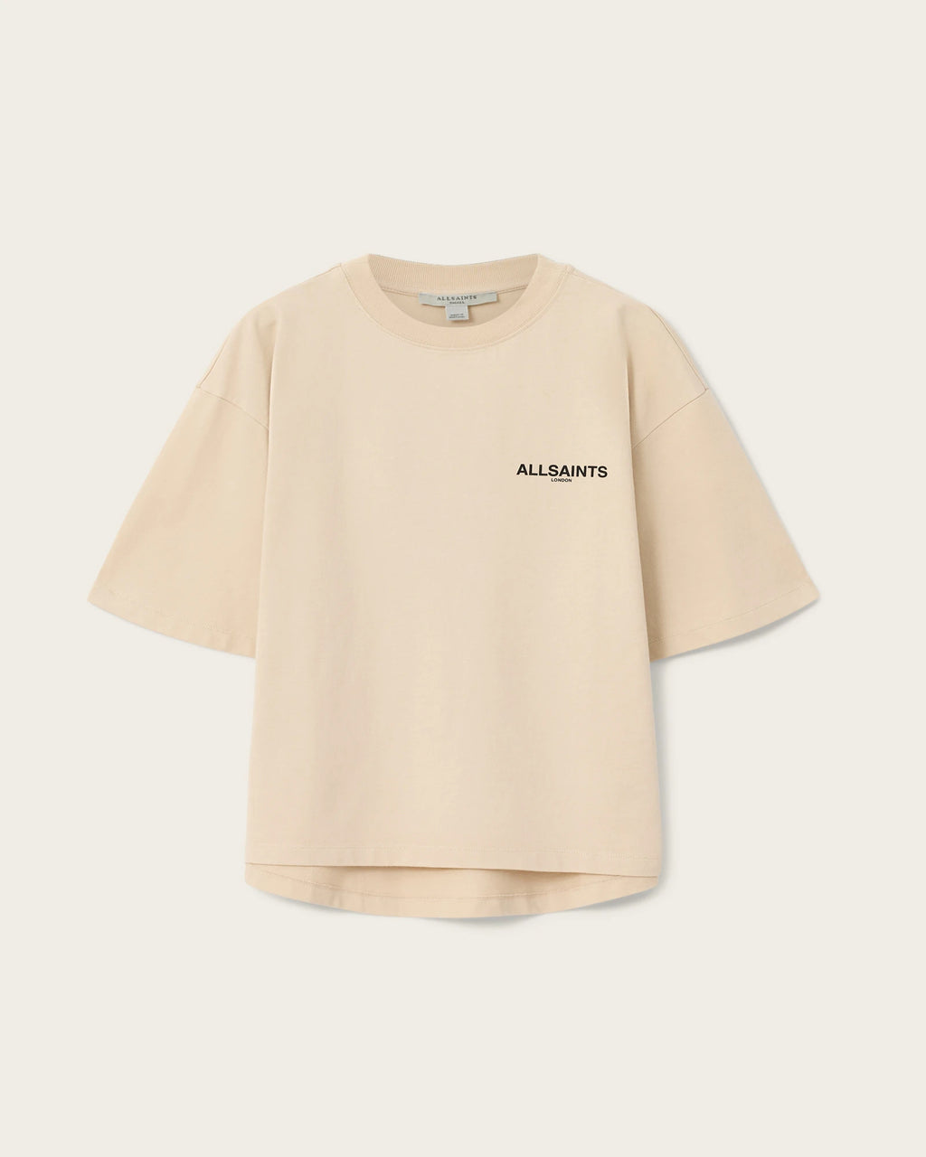 ALL SAINTS Halis Amelie TEE Optic White: biały T-shirt dla kobiet