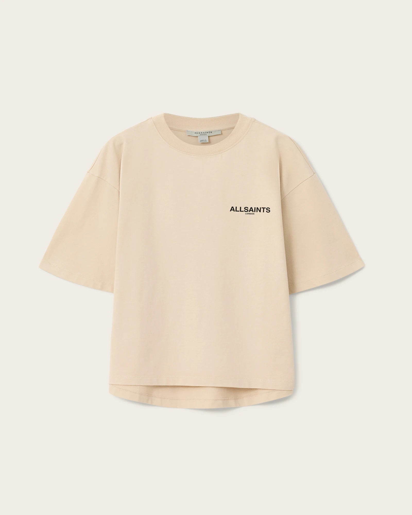ALL SAINTS Halis Amelie TEE Optic White: white T-shirt for women