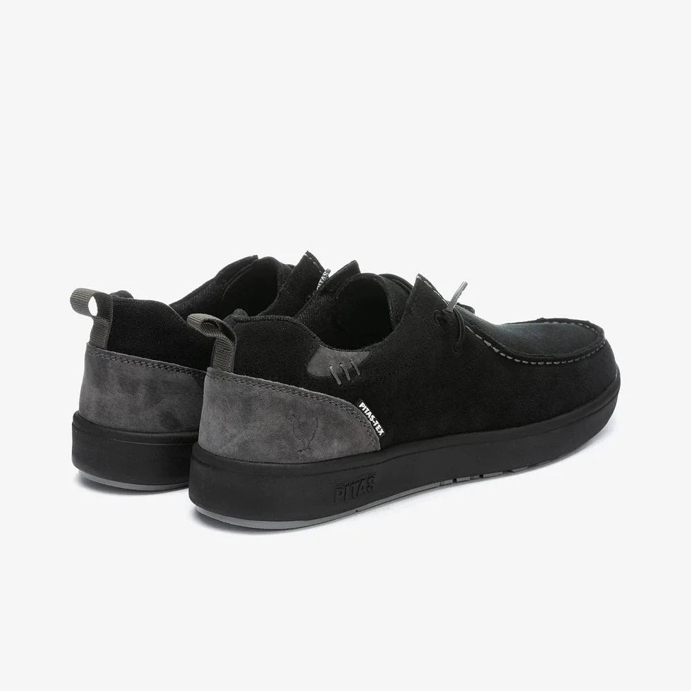 PITAS ARAL: zwart wallabee voor heren