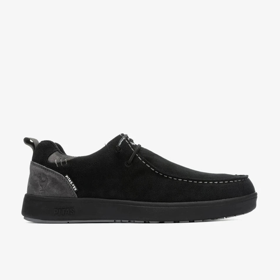 PITAS ARAL: black wallabee for men