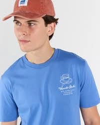 WEMOTO | CAMISETA | HOMBRE | MARINA TEE BRIGHT BLUE | AZUL