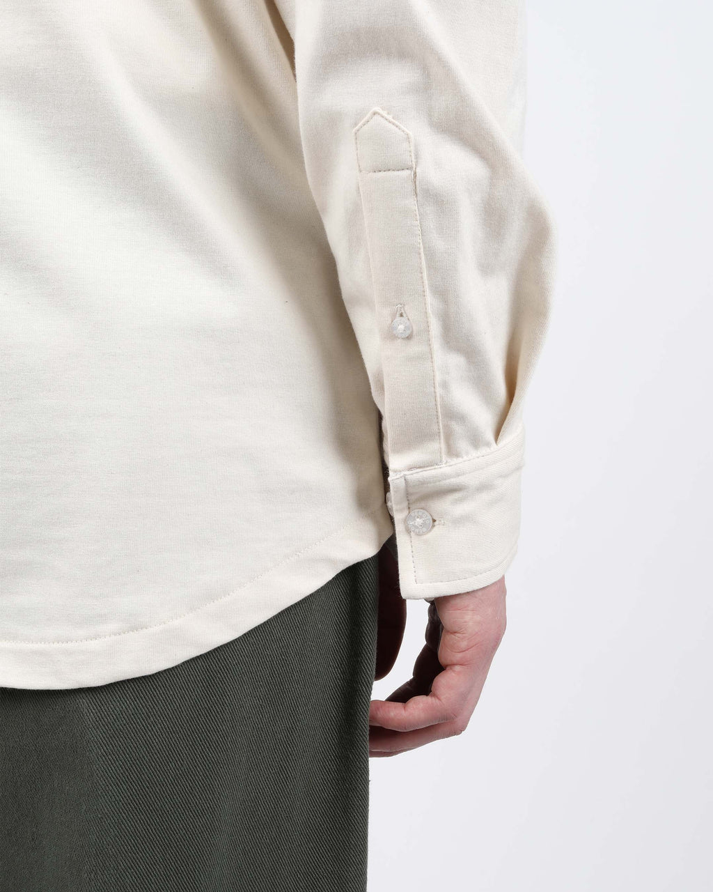 WEMOTO SHAW Natural: beige camicia da uomo