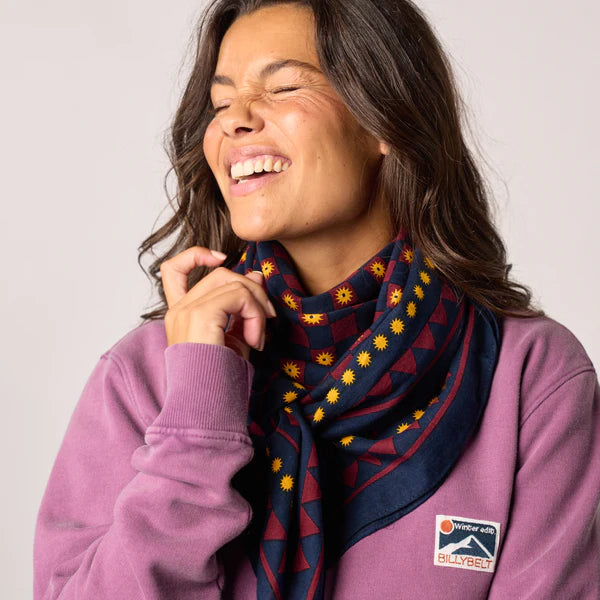 BILLYBELT Foulard Romaine - Marine: 蓝色 pañuelos 女士