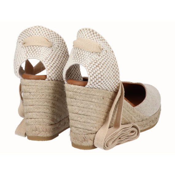 VIGUERA LINO Natural: beige espadrilles for women