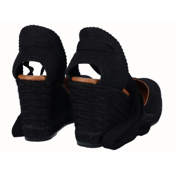 VIGUERA LINO: black espadrilles for women
