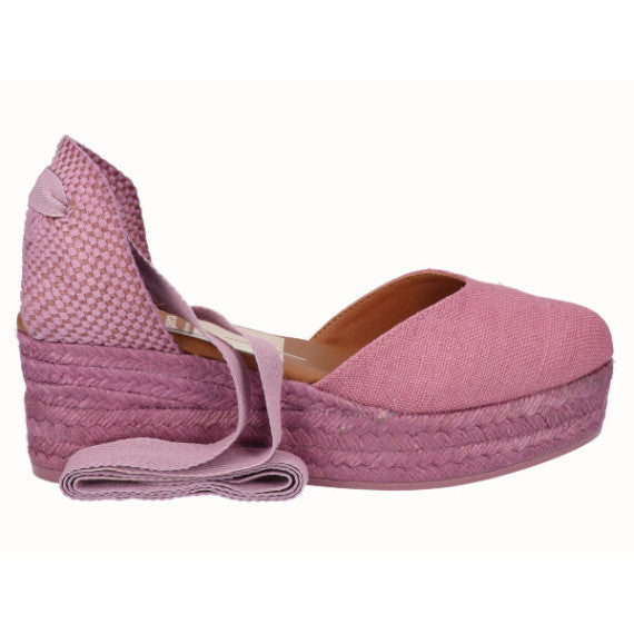 VIGUERA LINO Mauve: lila espadrilles for women