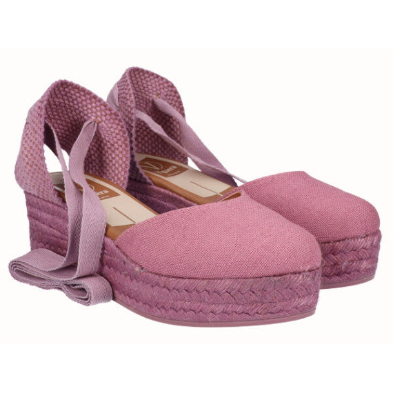 VIGUERA LINO Mauve: lila espadrilles for women