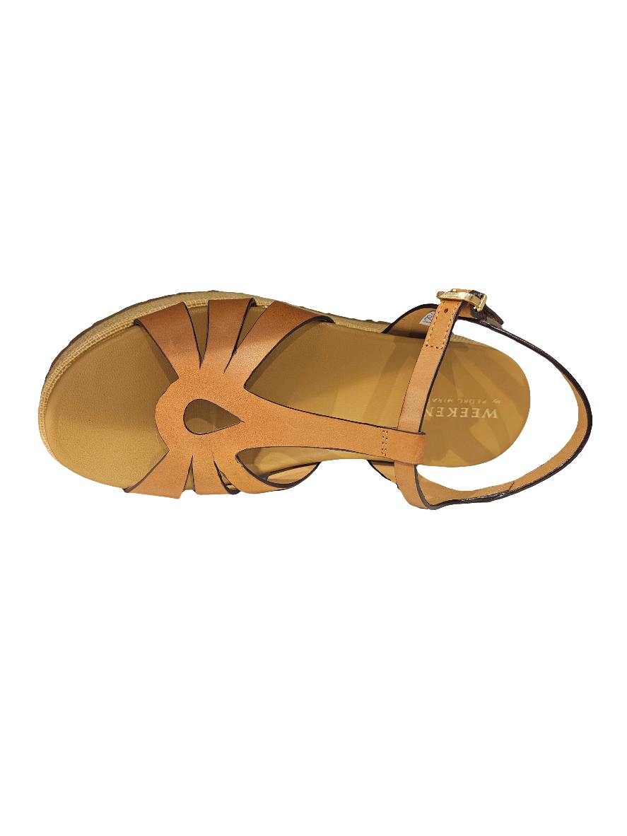 PEDRO MIRALLES 15677: caramelo sandals for women