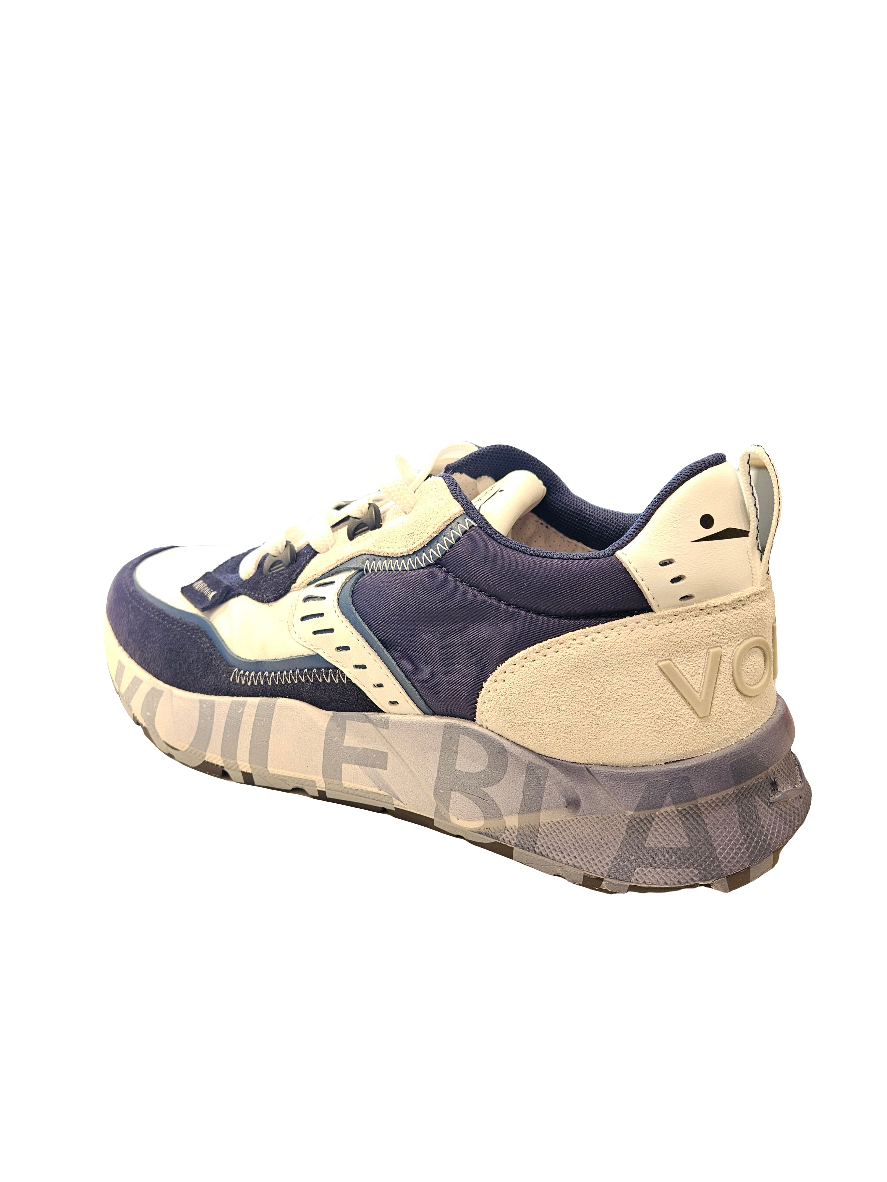 VOILE BLANCHE CLUB01. Suede/net/nylon White-lime: blanc vambes per a home