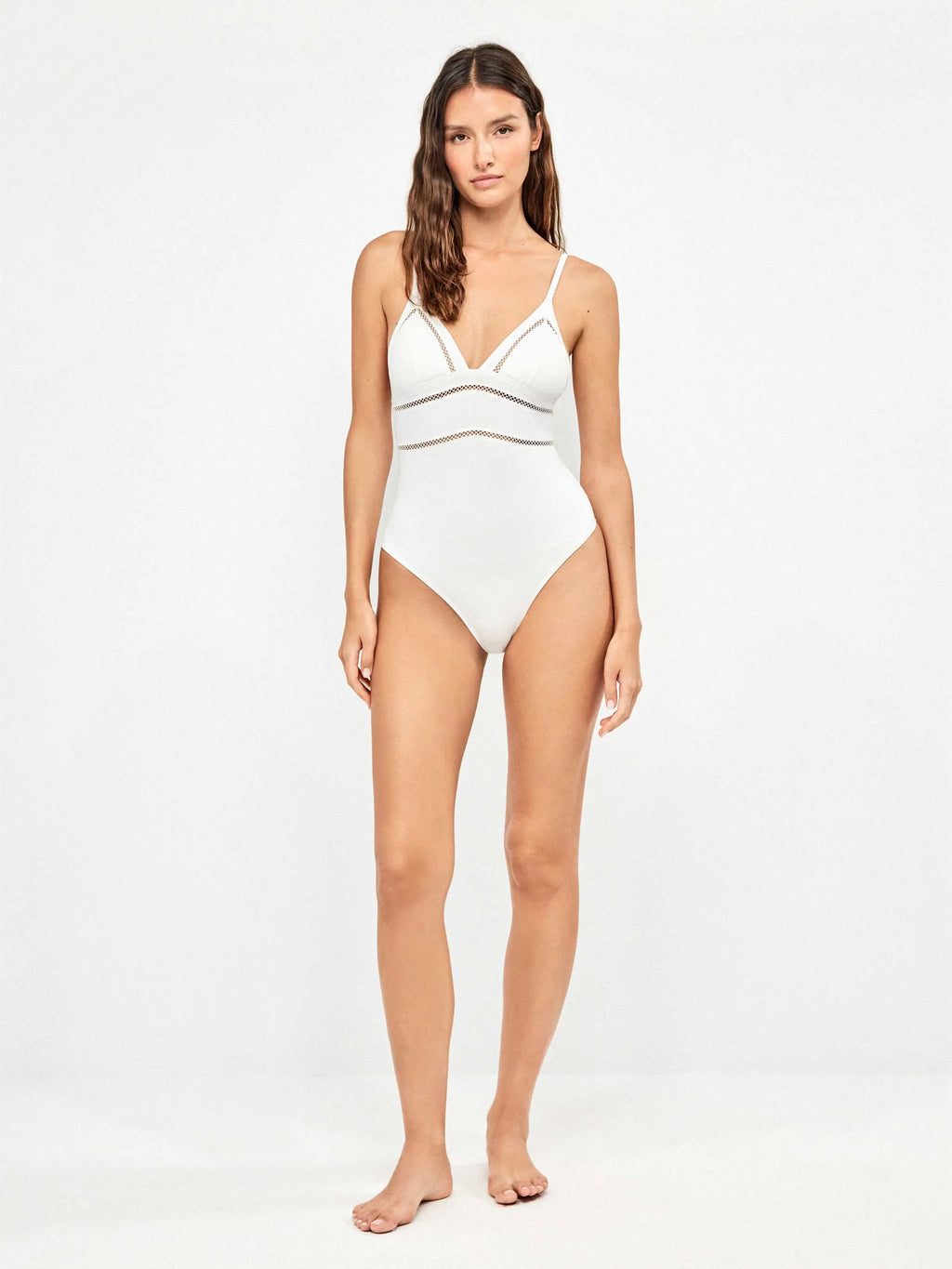 GISELA Traje de BAÑO Blanco: weiß bañadores für Damen