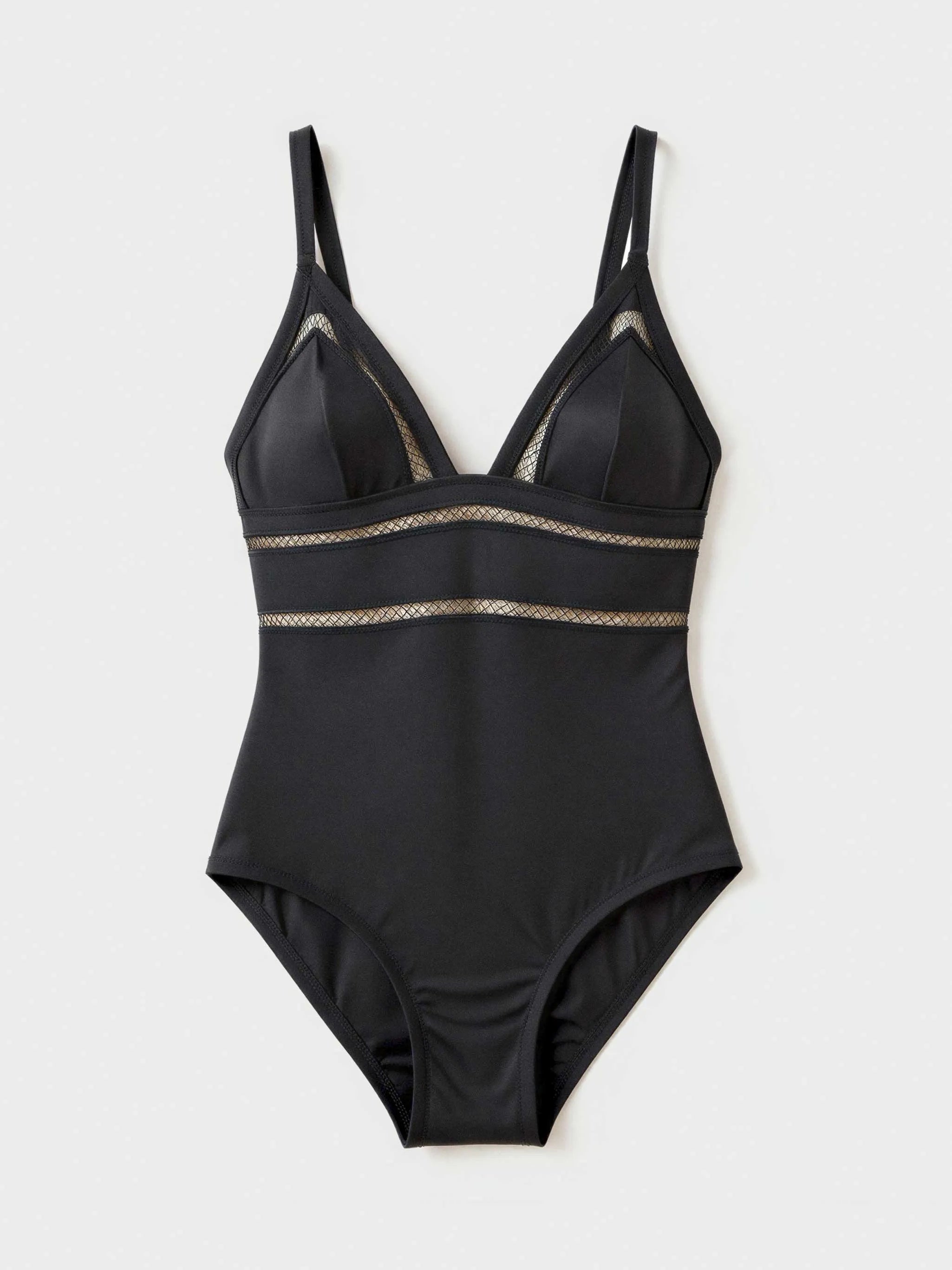 GISELA Traje de BAÑO Negro: black bañadores for women