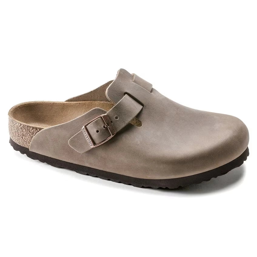 BIRKENSTOCK | ZUECOS | UNISEX | BOSTON BS TABACCO BROWN NARROW | BEIGE