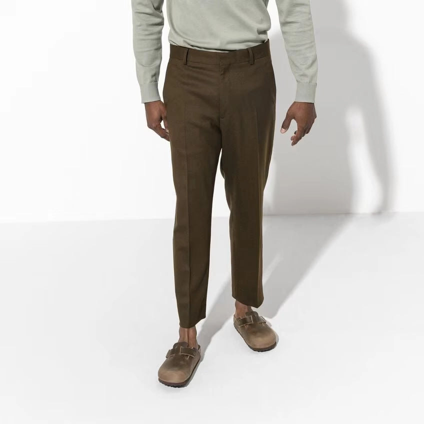 BIRKENSTOCK Boston BS Tabacco Brown Narrow: beige clogs unisex