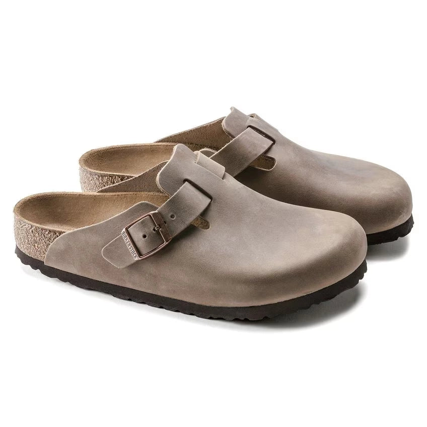 BIRKENSTOCK | ZUECOS | UNISEX | BOSTON BS TABACCO BROWN NARROW | BEIGE
