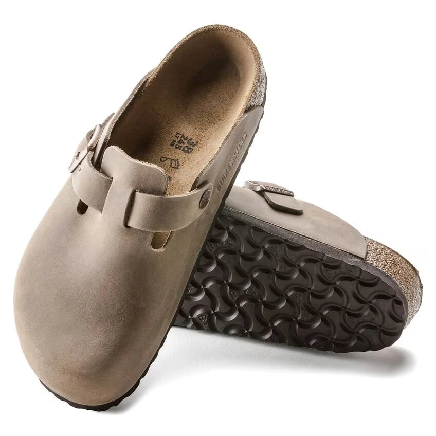 BIRKENSTOCK | ZUECOS | UNISEX | BOSTON BS TABACCO BROWN NARROW | BEIGE